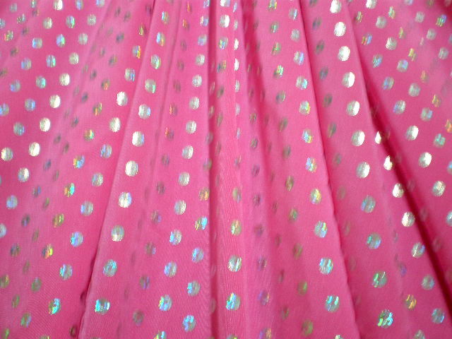 6.Pink Silver Metallic Novelty